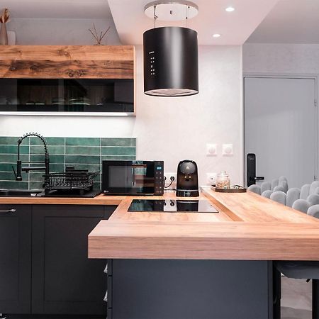 Studio Cabine Au Loup Blanc Avec Vue Mont Blanc 생제르베레뱅 외부 사진
