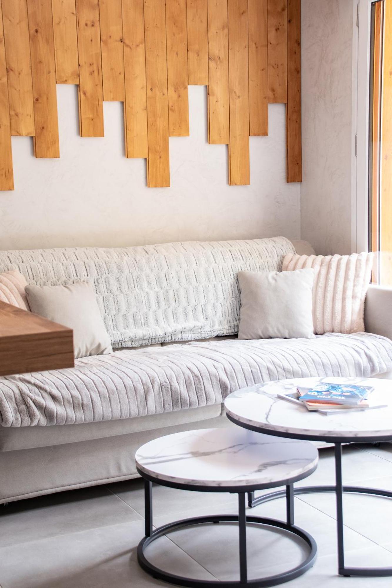 Studio Cabine Au Loup Blanc Avec Vue Mont Blanc 생제르베레뱅 외부 사진